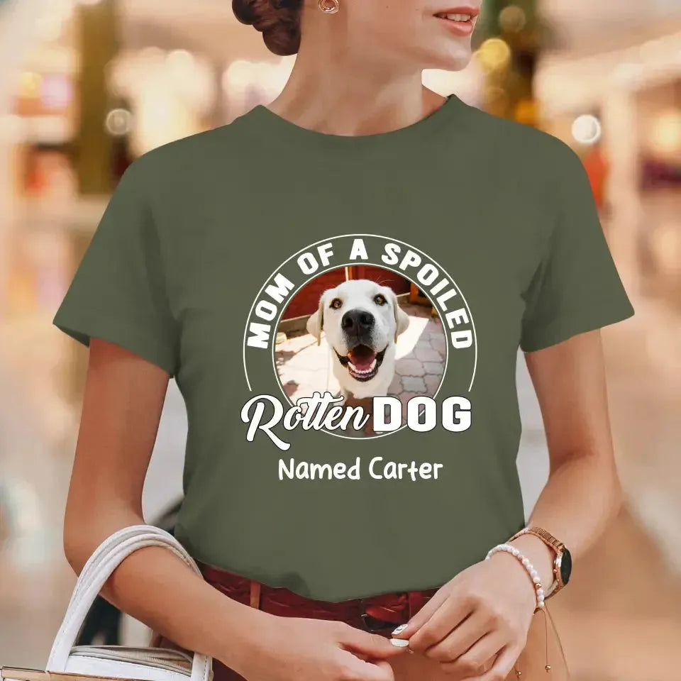 Spoiled Rotten - Custom Photo - Personalized Gifts for Dog Lovers - Unisex Sweater