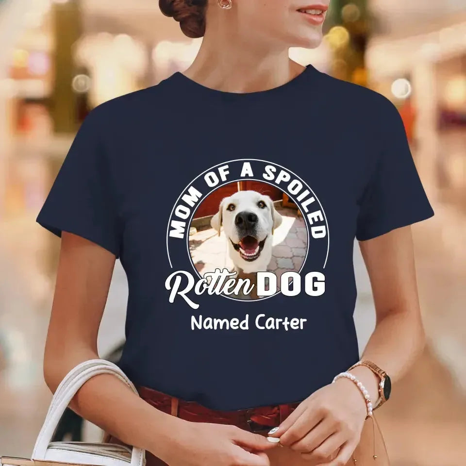 Spoiled Rotten - Custom Photo - Personalized Gifts for Dog Lovers - Unisex Sweater