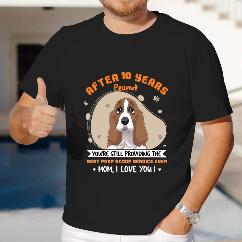 Best Poop Scoop Service - Custom Quote - Personalized Gifts for Dog Lovers - Unisex Hoodie