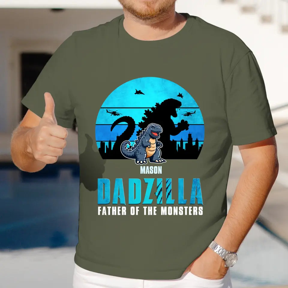 Dadzilla - Personalized Gifts For Dad - Unisex Hoodie