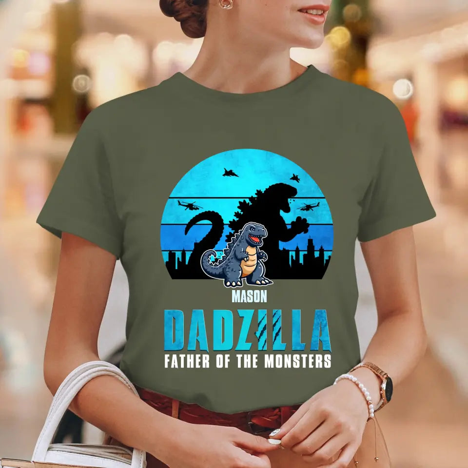 Dadzilla - Personalized Gifts For Dad - Unisex Hoodie