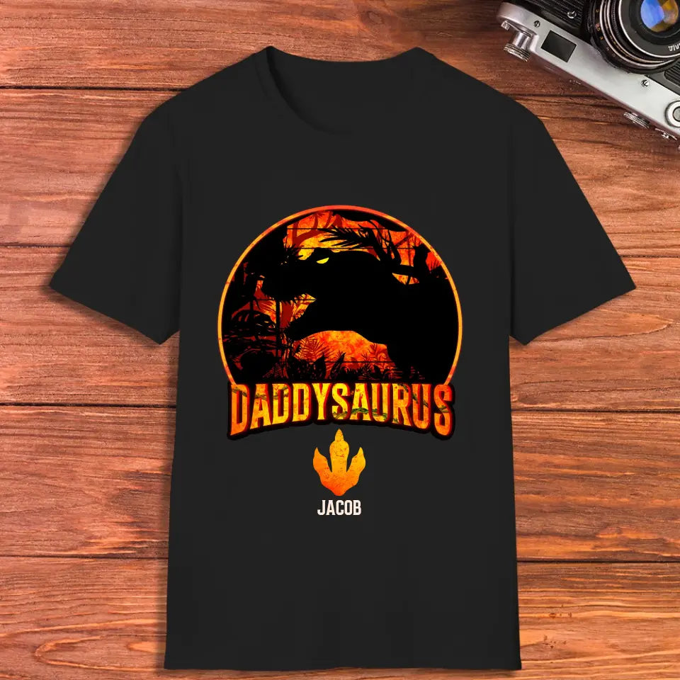 Daddysaurus - Personalized Gifts For Dad - Unisex Hoodie