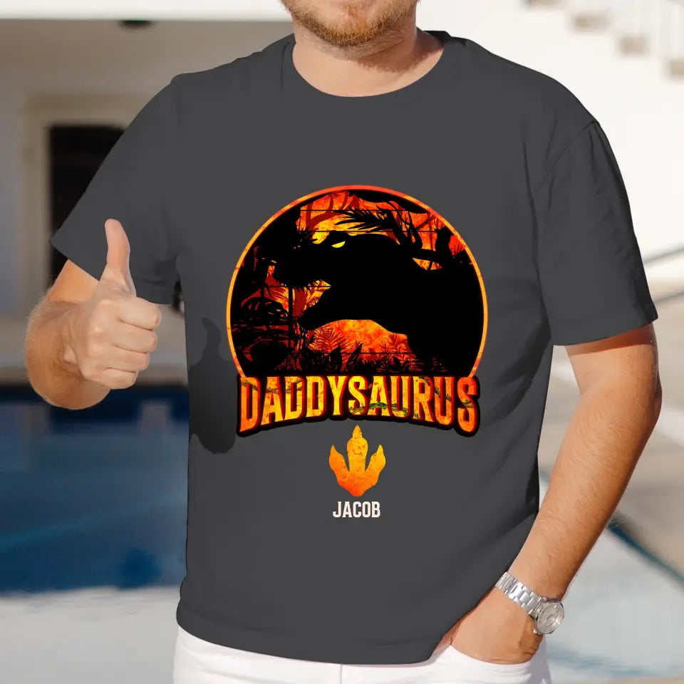 Daddysaurus - Personalized Gifts For Dad - Unisex Sweater