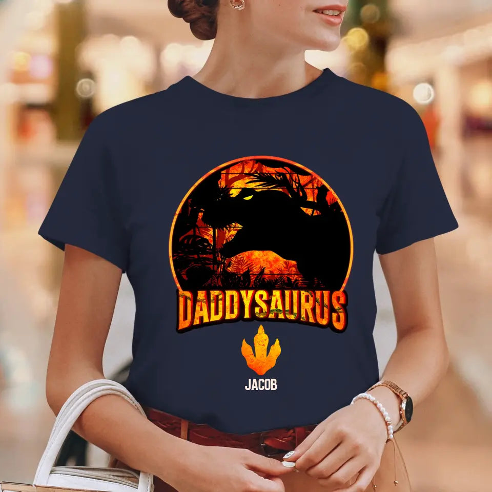 Daddysaurus - Personalized Gifts For Dad - Unisex Sweater