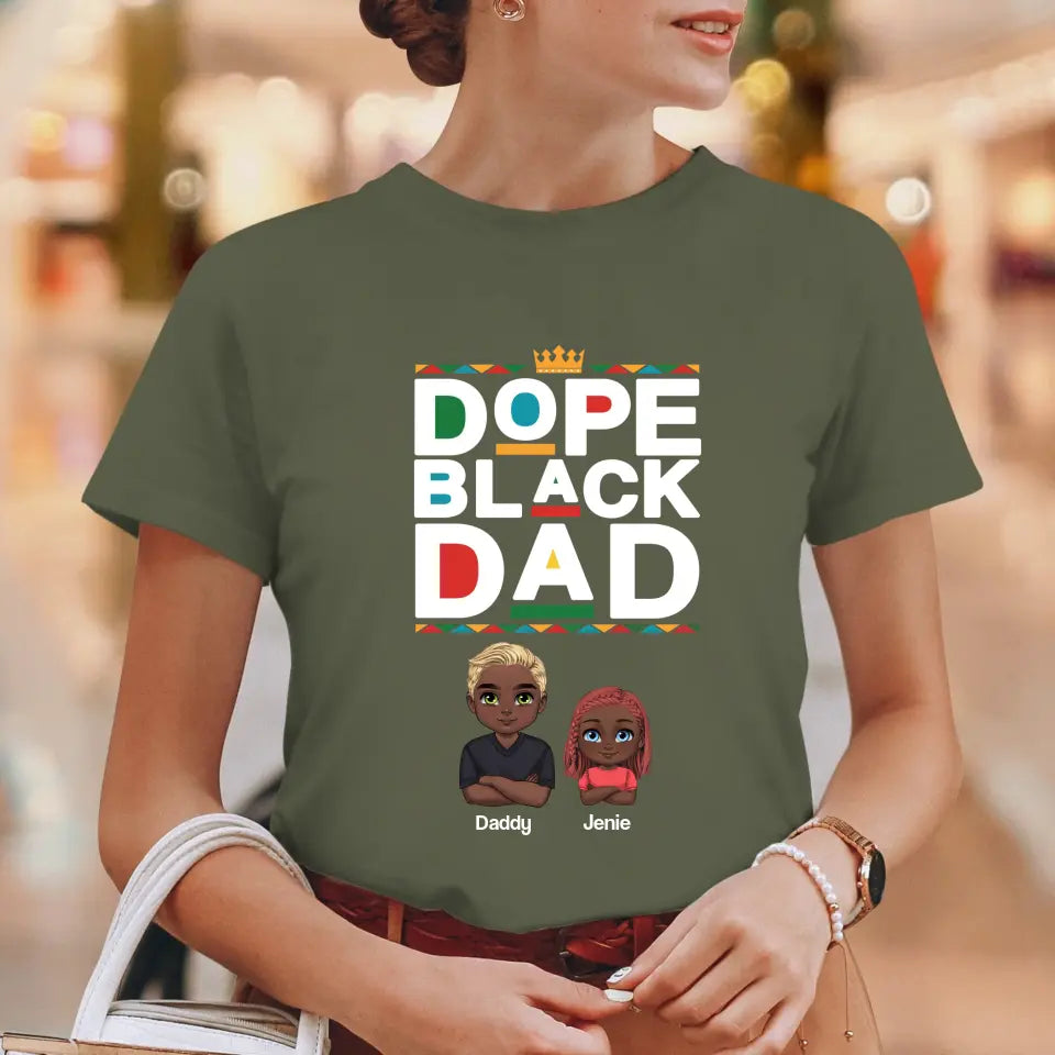 Dope Black Dad - Personalized Gifts For Dad - Unisex Sweater