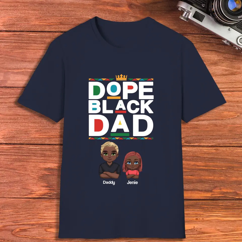 Dope Black Dad - Personalized Gifts For Dad - Unisex Sweater