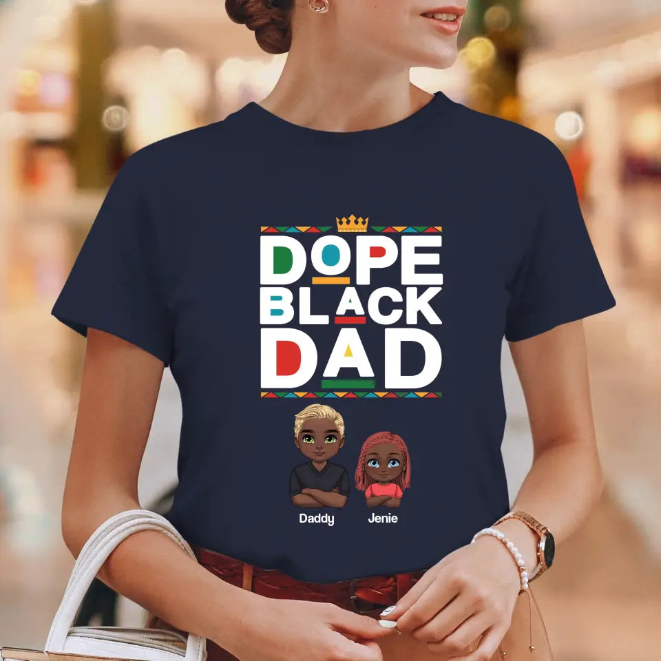 Dope Black Dad - Personalized Gifts For Dad - Unisex Sweater