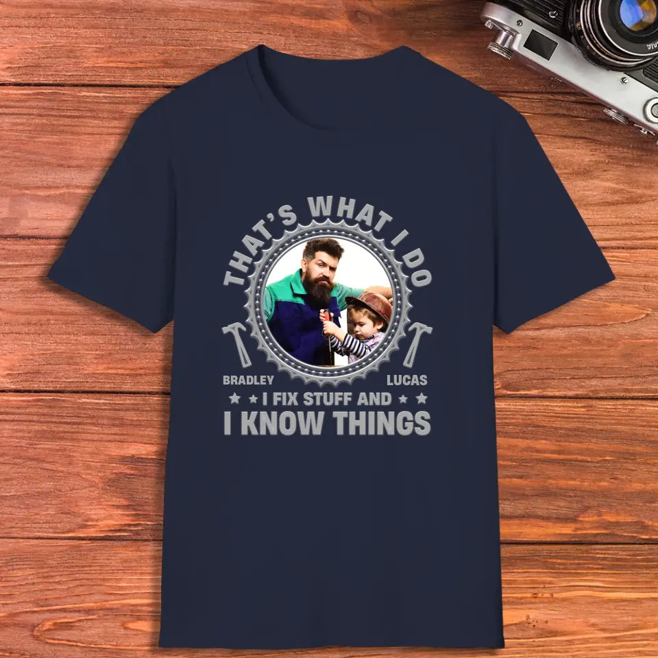 I Fix Stuff - Personalized Gifts For Dad - Unisex Sweater