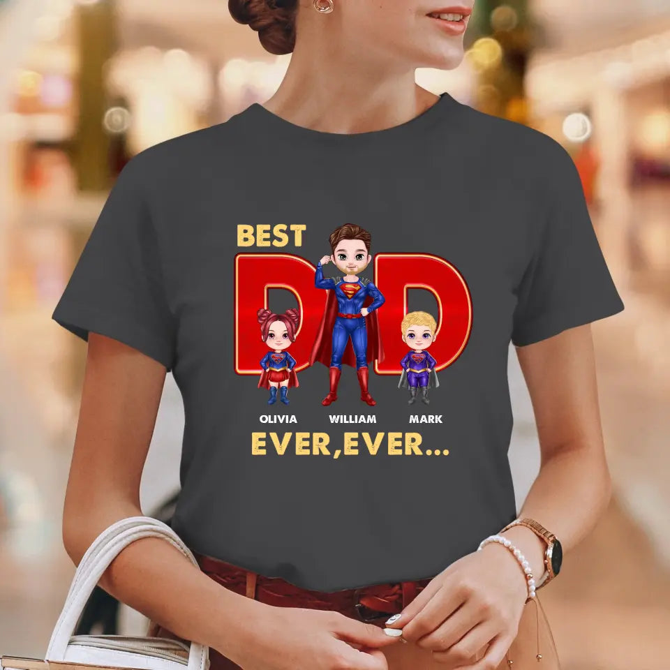 Best Dad Ever Ever - Custom Name - Personalized Gifts For Dad - Sweater