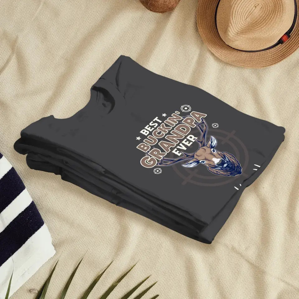 Best Bucking' Grandpa Ever - Personalized Gifts For Grandpa - Unisex Sweater