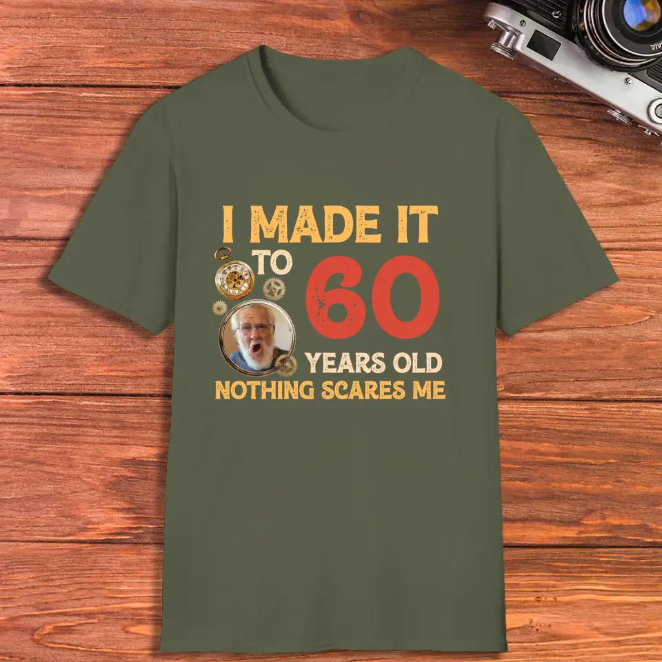 Nothing Scares Me - Personalized Gifts For Grandpa - Unisex Hoodie