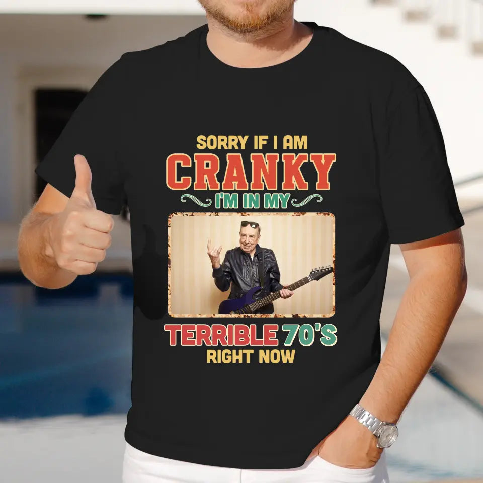 Sorry If I Am Cranky - Personalized Gifts For Grandpa - Unisex T-Shirt