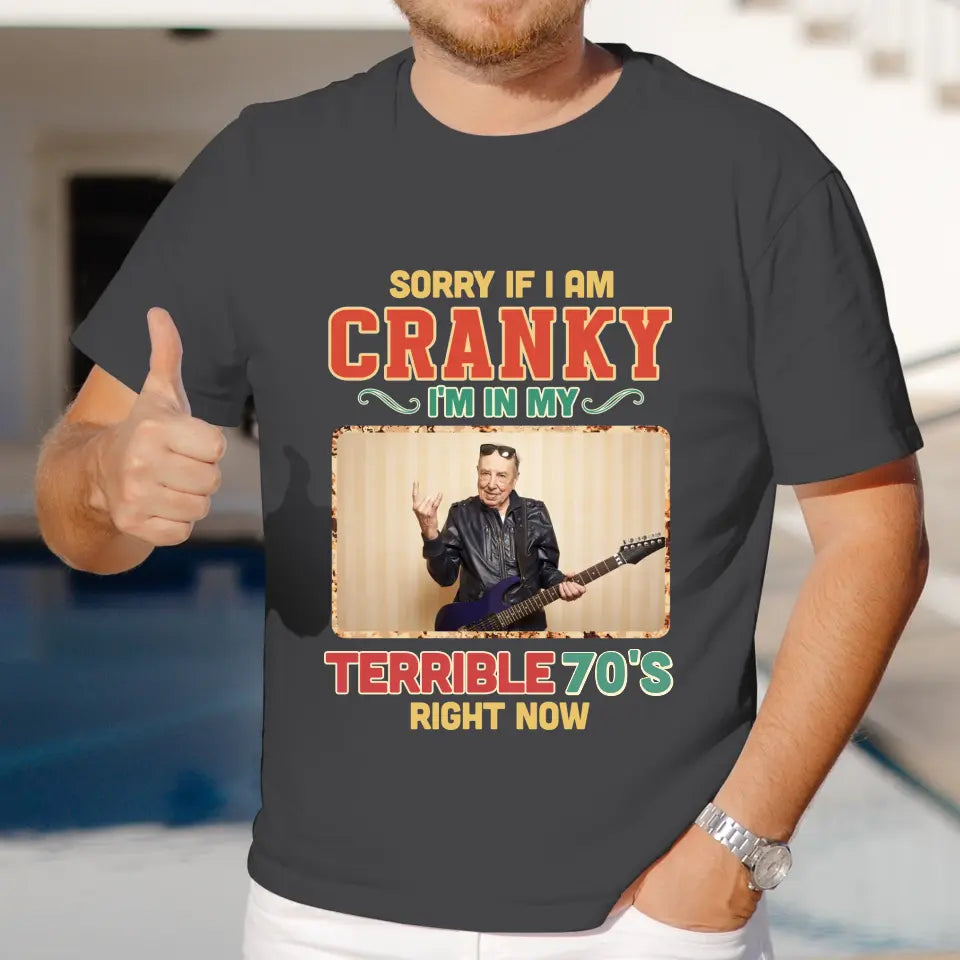 Sorry If I Am Cranky - Personalized Gifts For Grandpa - Unisex T-Shirt