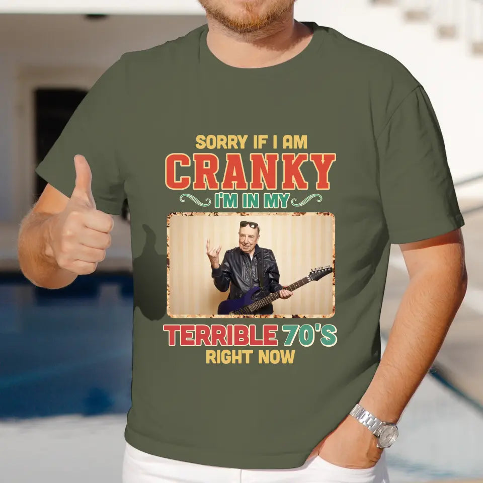 Sorry If I Am Cranky - Personalized Gifts For Grandpa - Unisex T-Shirt