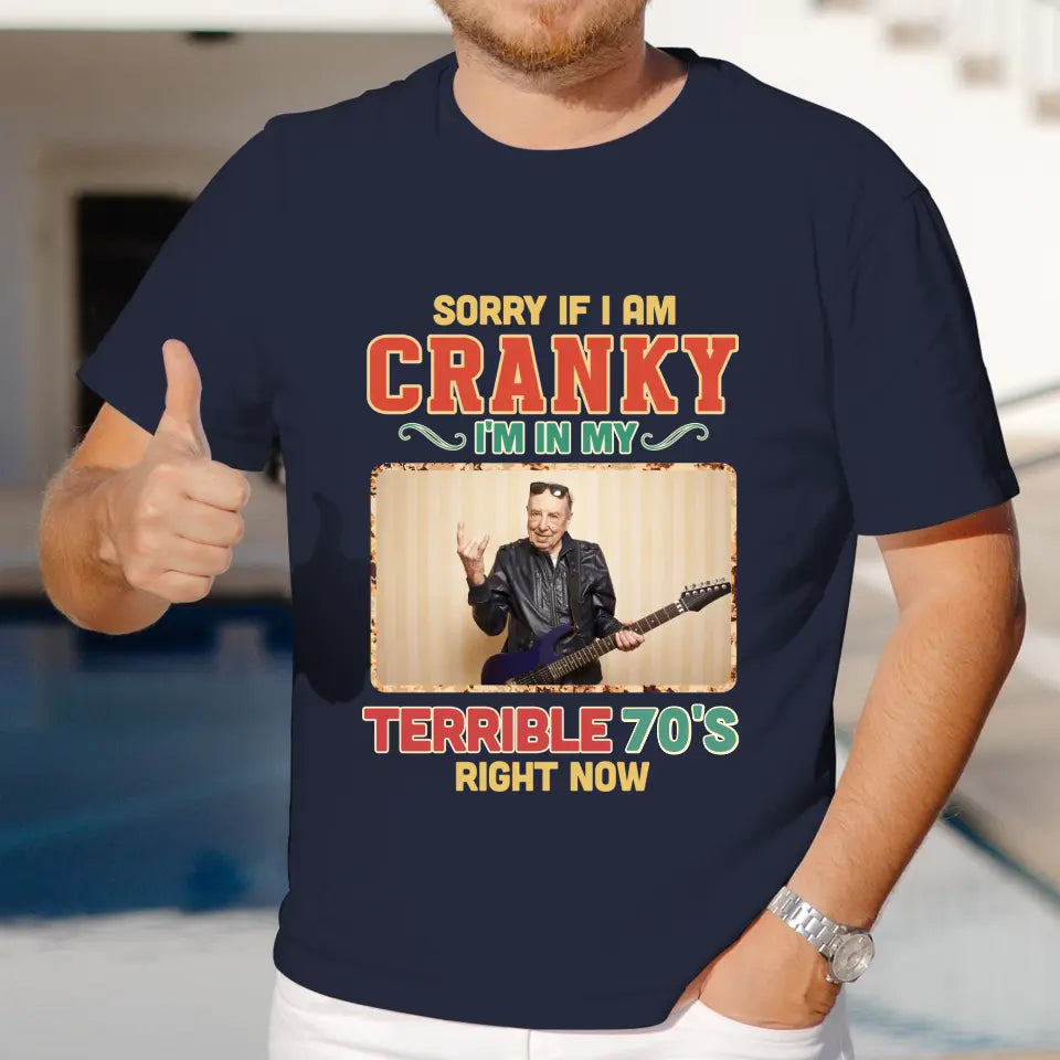 Sorry If I Am Cranky - Personalized Gifts For Grandpa - Unisex T-Shirt