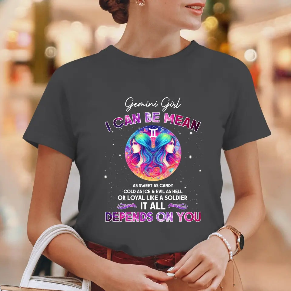 Depends On You - Custom Zodiac - Personalized Gifts For Her - Sweater