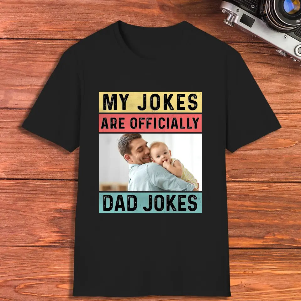 Dad Jokes - Custom Photo - Personalized Gifts For Dad - Hoodie