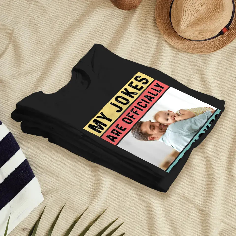 Dad Jokes - Custom Photo - Personalized Gifts For Dad - Hoodie