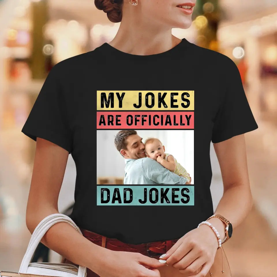 Dad Jokes - Custom Photo - Personalized Gifts For Dad - Hoodie