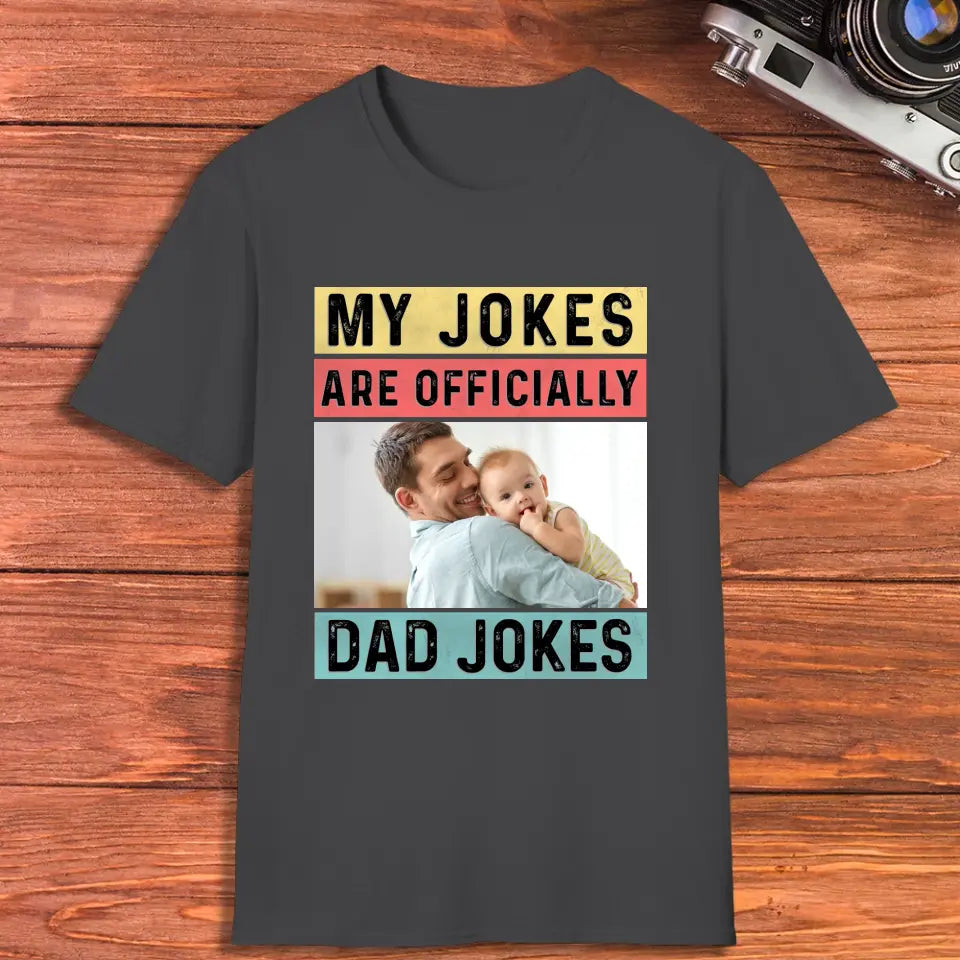 Dad Jokes - Custom Photo - Personalized Gifts For Dad - Hoodie