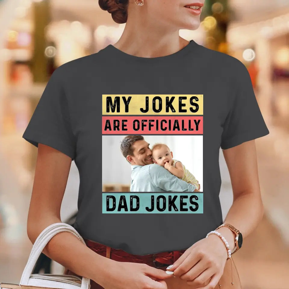 Dad Jokes - Custom Photo - Personalized Gifts For Dad - Hoodie