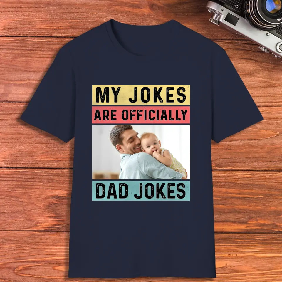 Dad Jokes - Custom Photo - Personalized Gifts For Dad - Hoodie