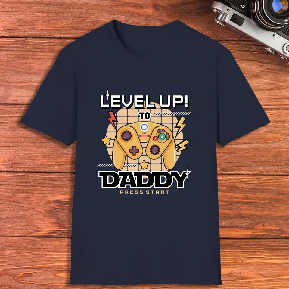 Level Up To Daddy - Custom Character - Personalized Gifts For Dad - Hoodie