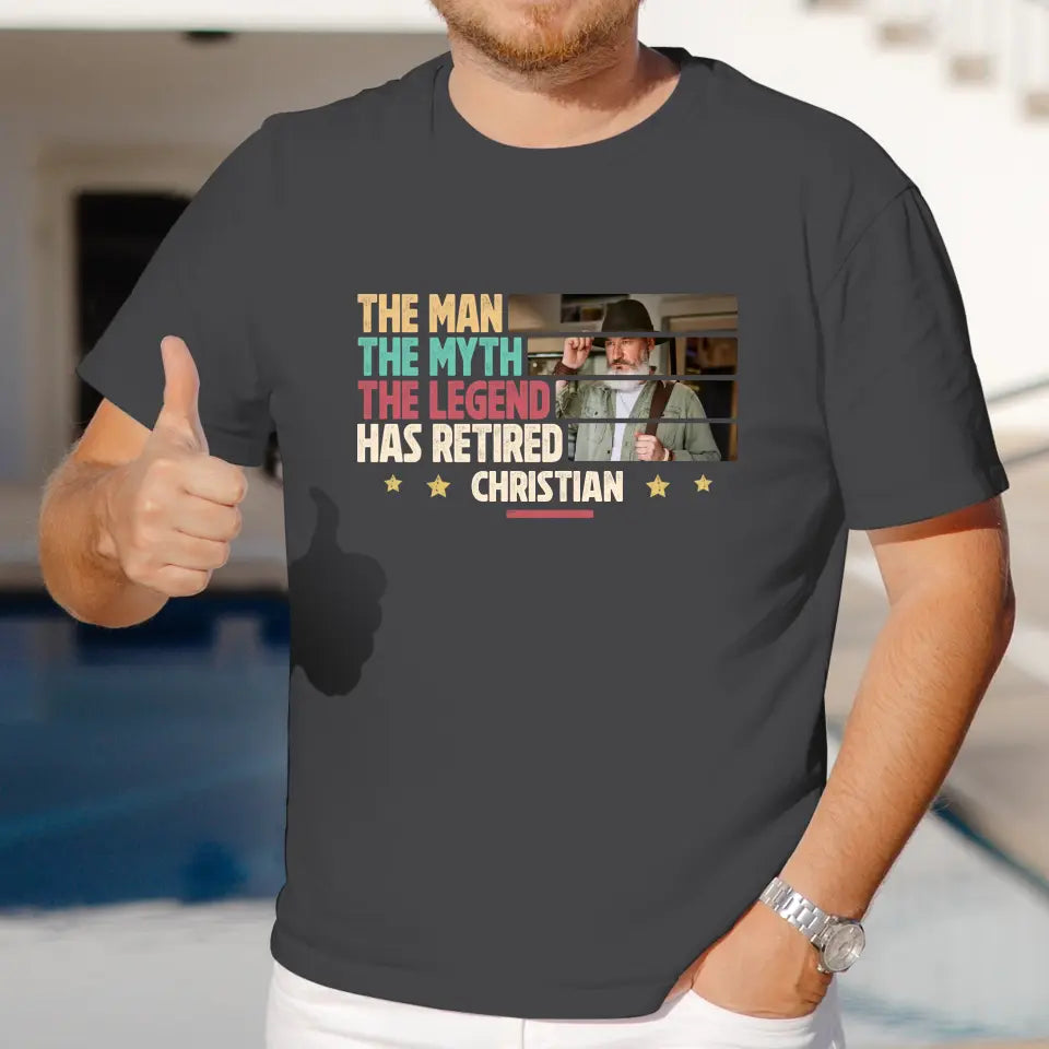 The Myth - Custom Photo - Personalized Gifts For Grandpa - Sweater