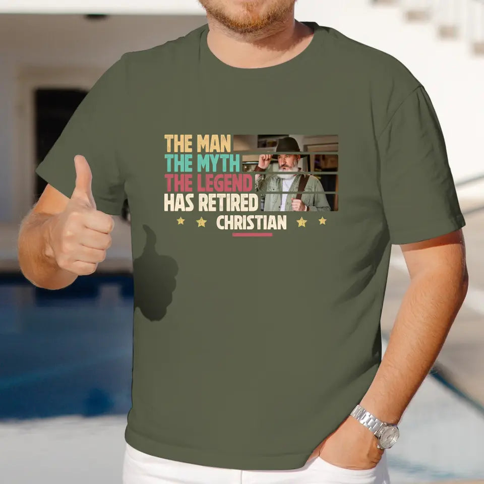 The Myth - Custom Photo - Personalized Gifts For Grandpa - Sweater