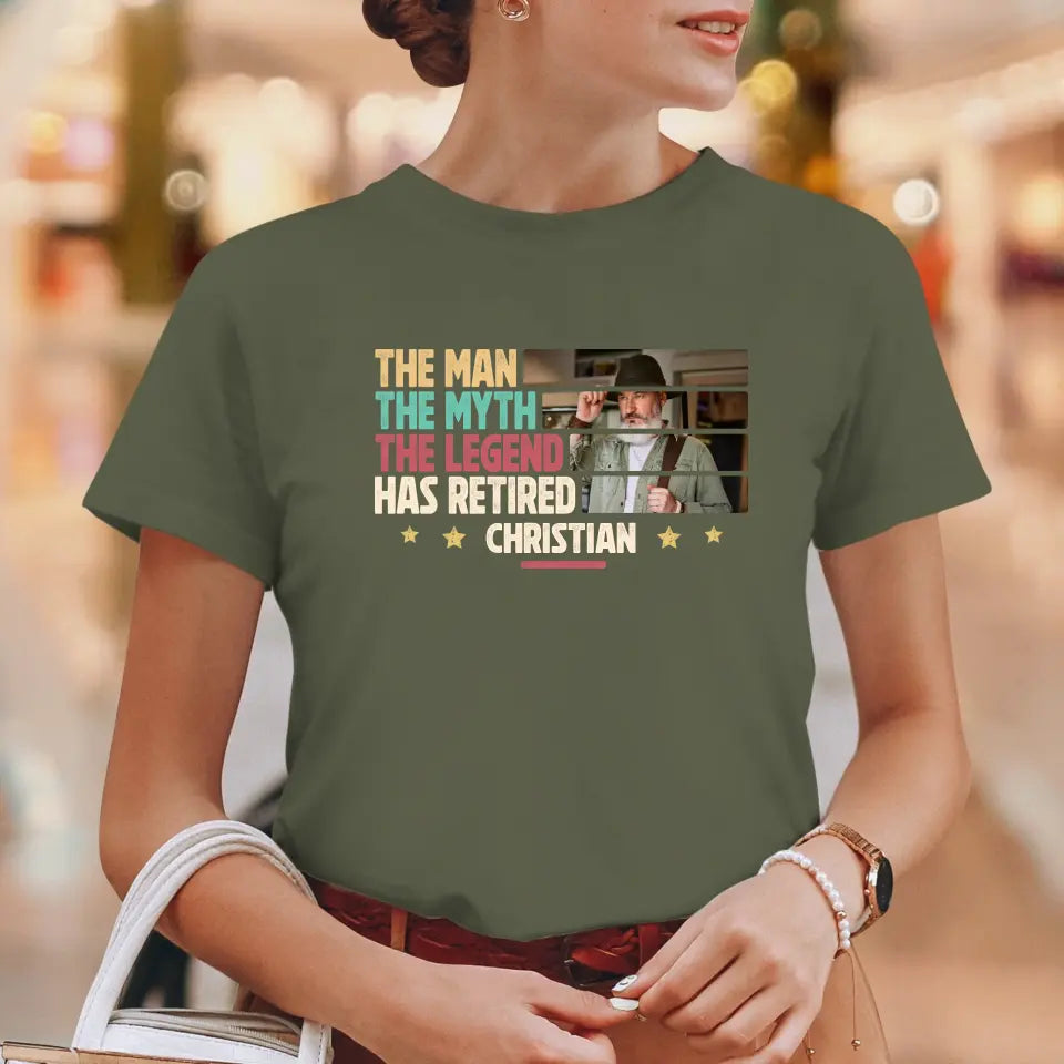 The Myth - Custom Photo - Personalized Gifts For Grandpa - Sweater