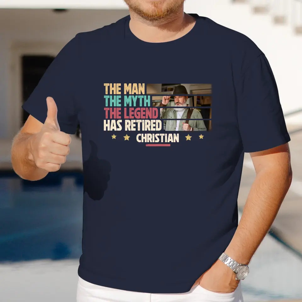 The Myth - Custom Photo - Personalized Gifts For Grandpa - Sweater