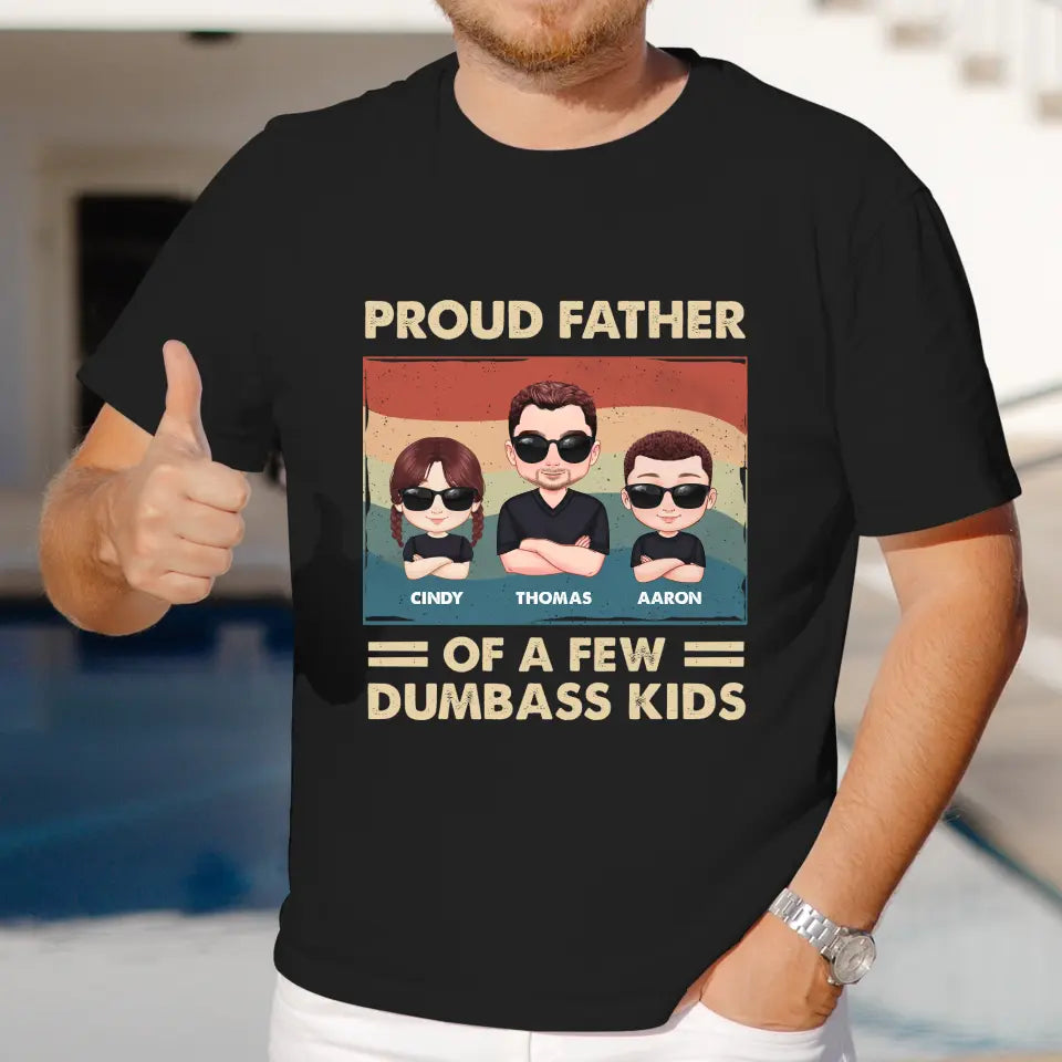 Dumbass Kid - Custom Name - Personalized Gifts For Dad - Sweater