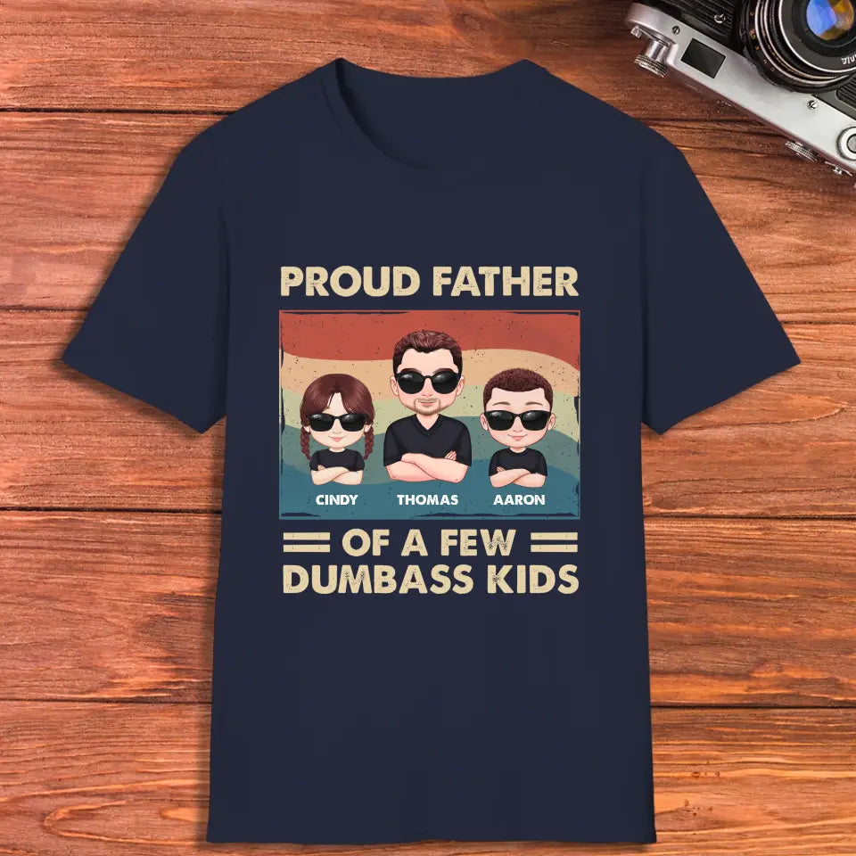 Dumbass Kid - Custom Name - Personalized Gifts For Dad - Hoodie