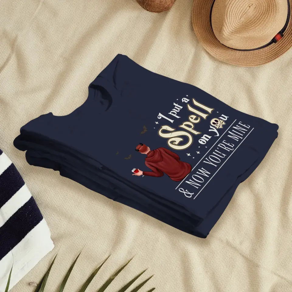 I Put A Spell On You - Custom Character - Personalized Gifts For Couple - T-shirt