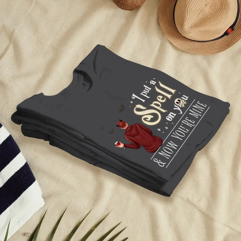 I Put A Spell On You - Custom Character - Personalized Gifts For Couple - T-shirt