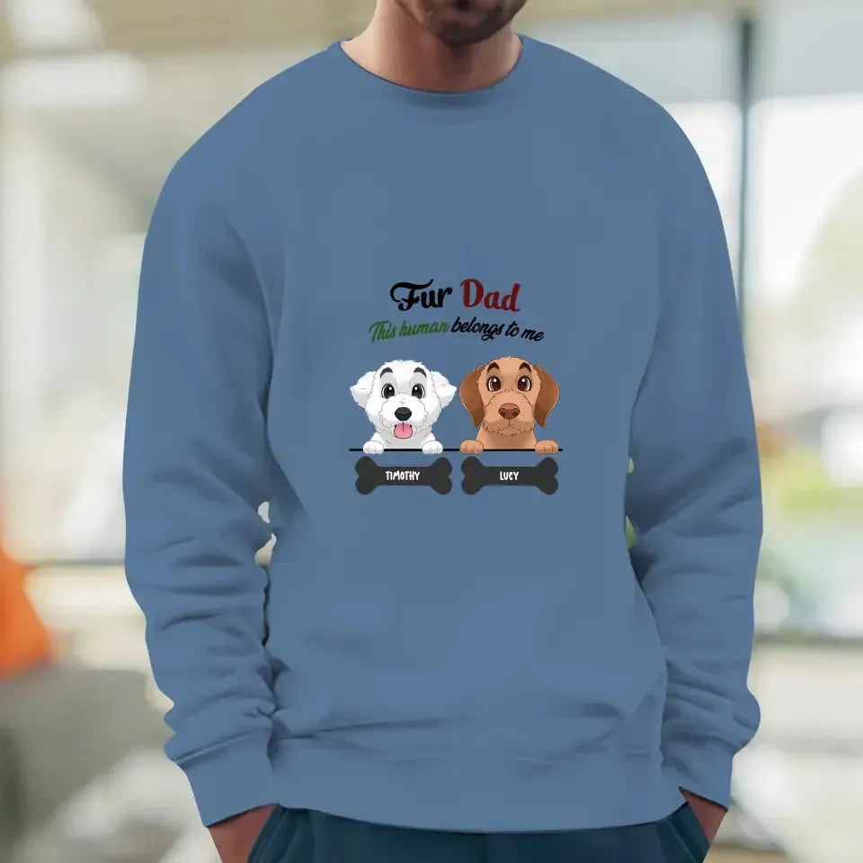 Fur Mom - Custom Quote - Personalized Gifts For Dog Lovers - Family Sweater