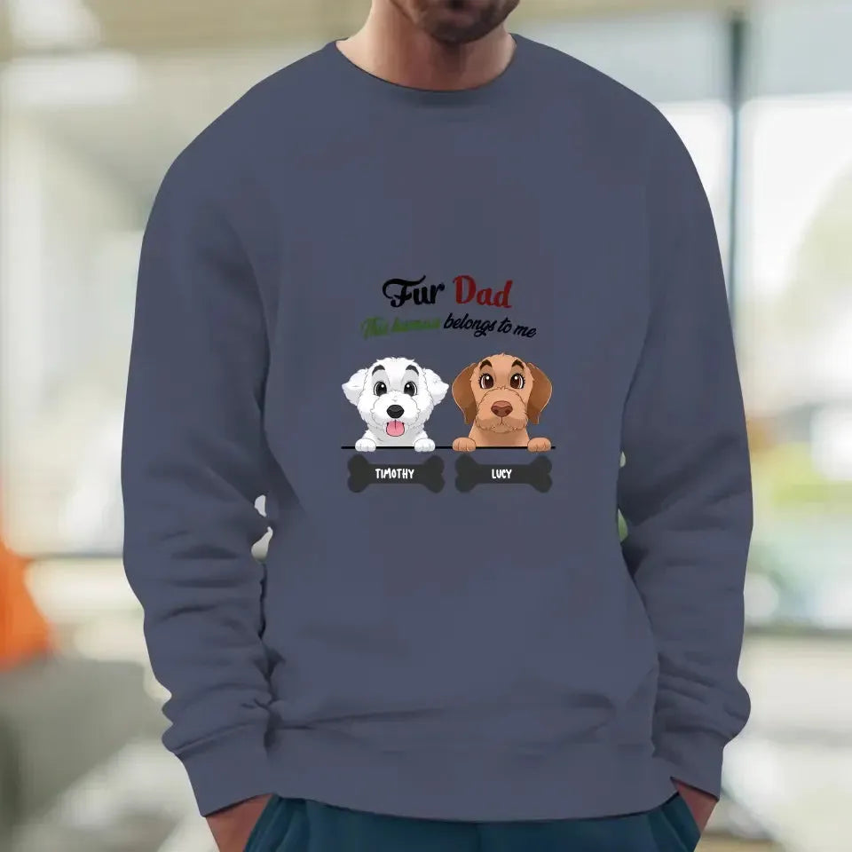 Fur Mom - Custom Quote - Personalized Gifts For Dog Lovers - Family Sweater