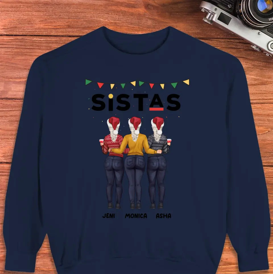 Sisters - Custom Quote - Personalized  Gifts For Besties - Sweater