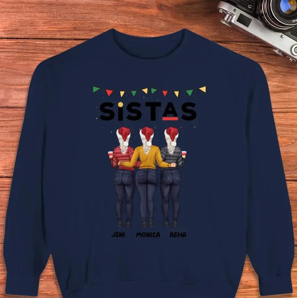 Sisters - Custom Quote - Personalized  Gifts For Besties - Sweater