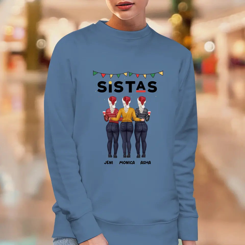 Sisters - Custom Quote - Personalized  Gifts For Besties - Sweater