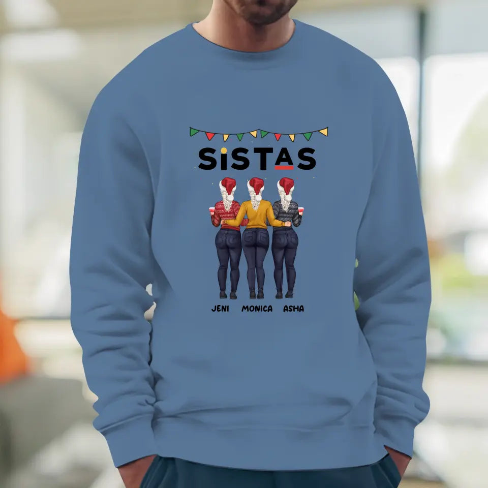 Sisters - Custom Quote - Personalized  Gifts For Besties - Sweater