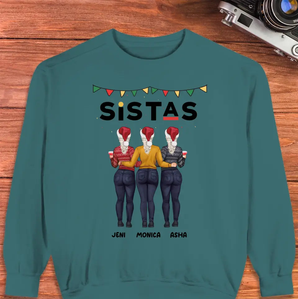 Sisters - Custom Quote - Personalized  Gifts For Besties - Sweater