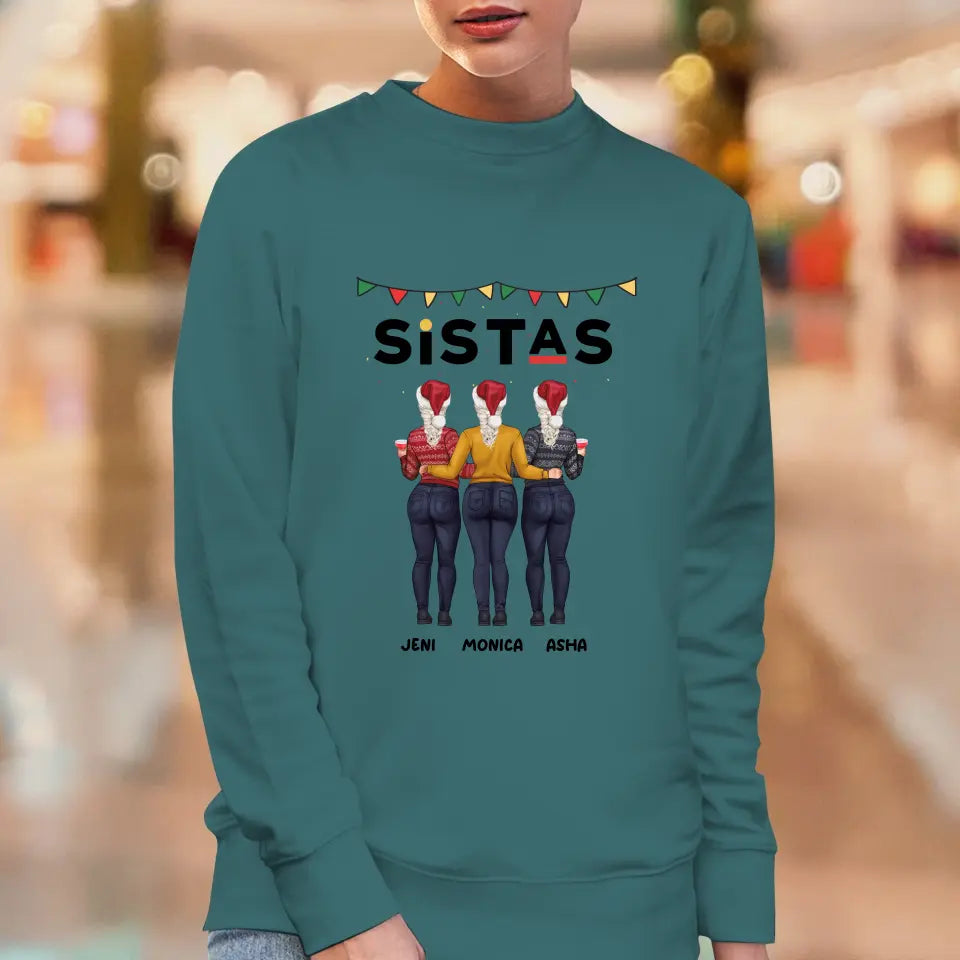 Sisters - Custom Quote - Personalized  Gifts For Besties - Sweater