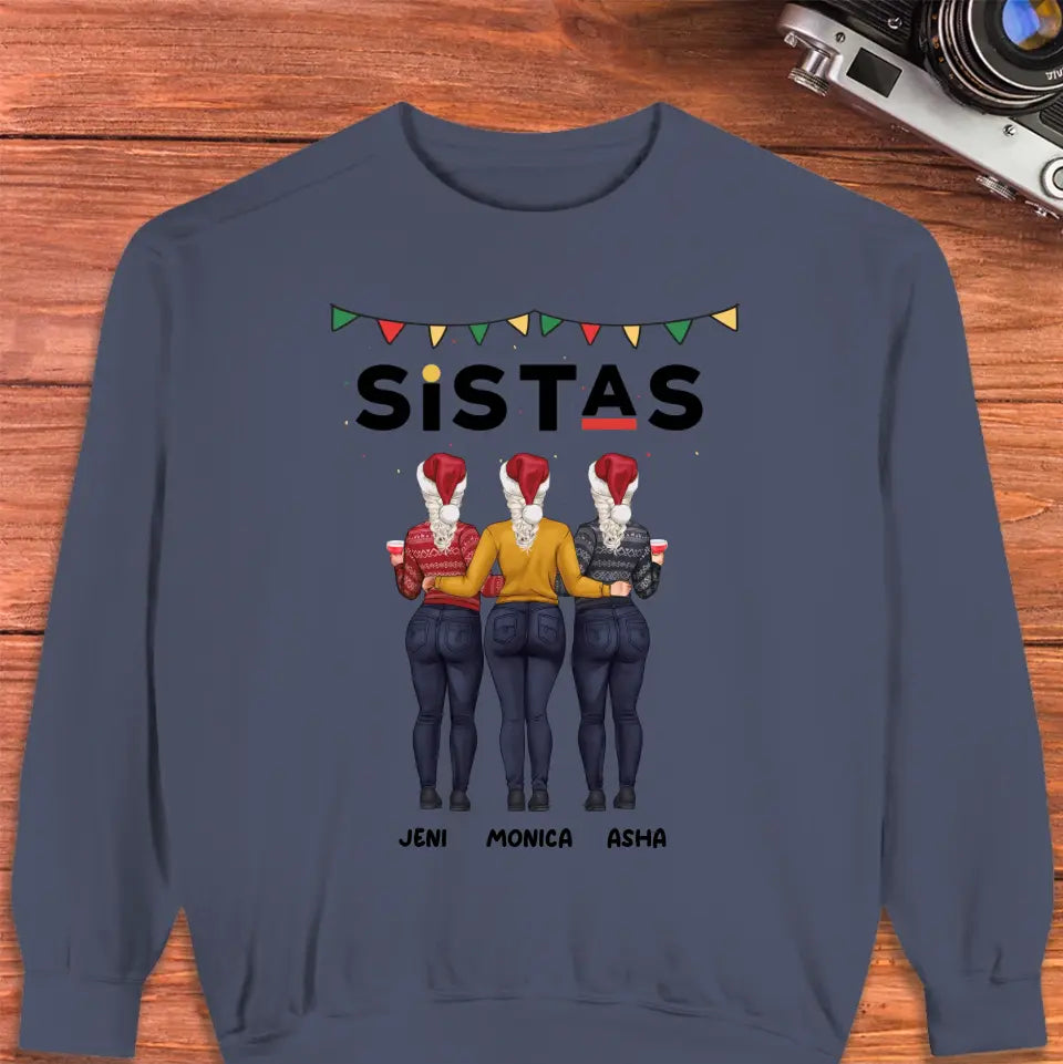 Sisters - Custom Quote - Personalized  Gifts For Besties - Sweater