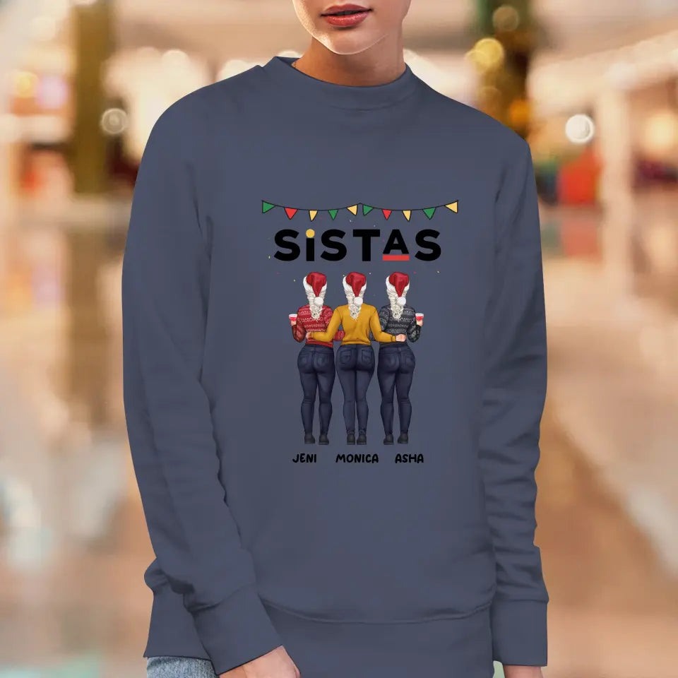 Sisters - Custom Quote - Personalized  Gifts For Besties - Sweater