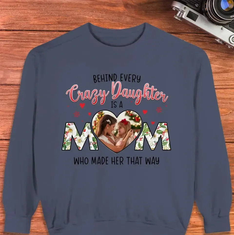 The Love Between Daughter & Mom - Custom Photo - Personalized Gifts For Mom - T-shirt