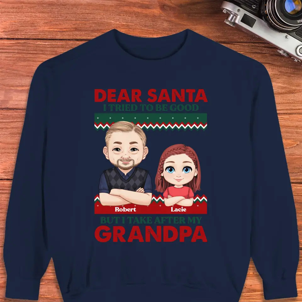 Dear Santa - Custom Quote - Personalized Gifts For Grandparents - T-shirt