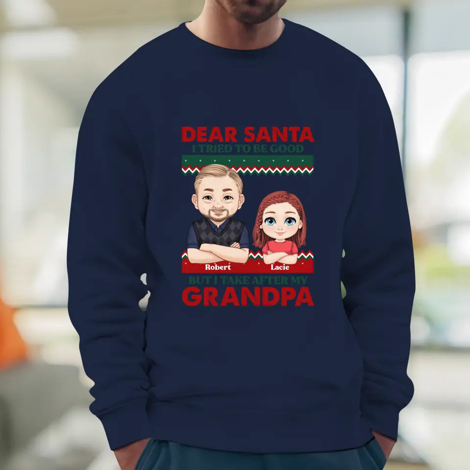 Dear Santa - Custom Quote - Personalized Gifts For Grandparents - T-shirt