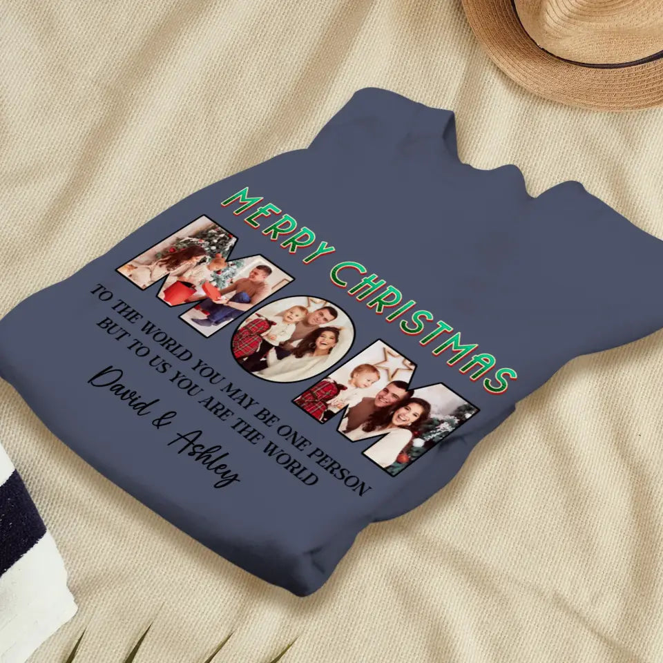 Merry Christmas Mommy - Custom Name - Personalized Gifts For Mom - Sweater