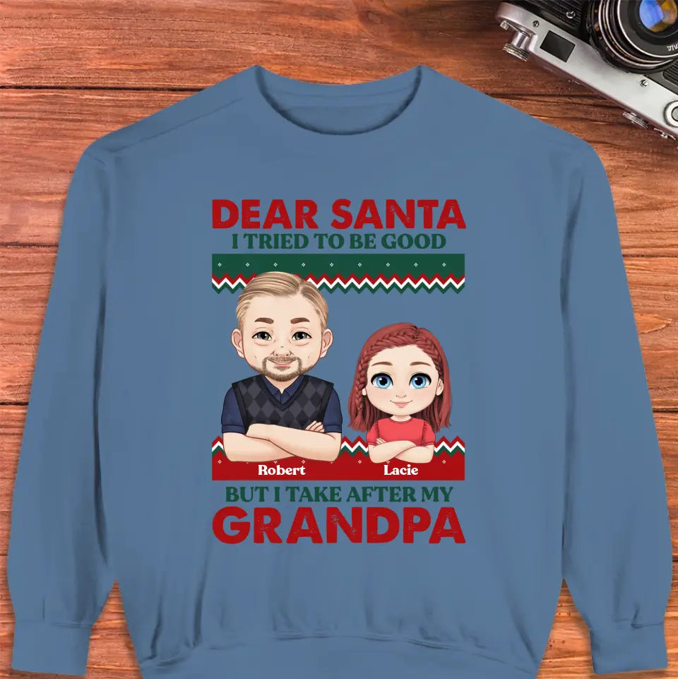 Dear Santa - Custom Quote - Personalized Gifts For Grandparents - T-shirt